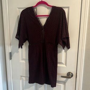 Maroon She + Sky dress size Small